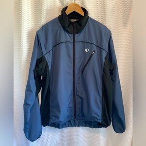 Men’s Vintage‎ IQ PEARL IZUMI navy blue and black 2in1 jacket and Vest size XL